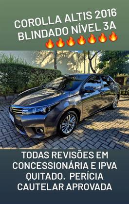 TOYOTA COROLLA 2.0 ALTIS 16V FLEX 4P AUTOMÁTICO